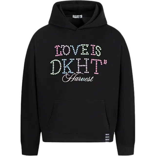 奇迹街区 国潮美式印花连帽重磅长袖上衣帽衫卫衣 男女同款