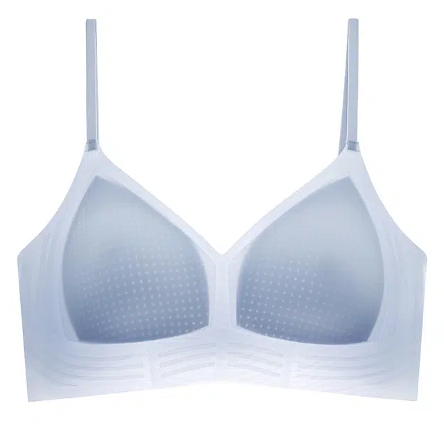 戴维诗 超薄内衣女薄款夏季大胸显小聚拢防下垂无痕夏天美背冰丝文胸 女款