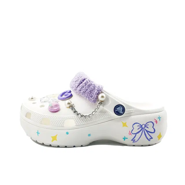 Crocs Classic Platform Clog White