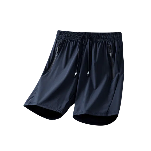 太子龍 基础款冰感简约百搭时尚潮流系带日常宽松舒适运动休闲短裤 男款