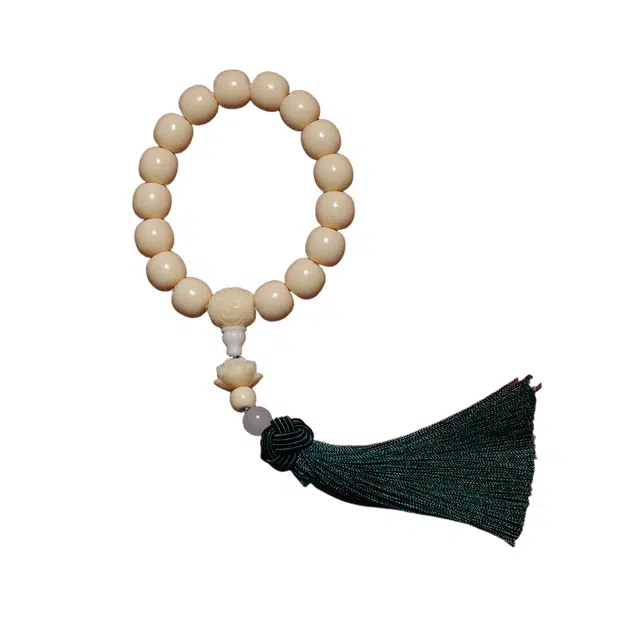 灵晔 国潮文玩新中式文艺小众设计高级感轻奢时尚百搭盘玩万事顺遂招财平安#好运 象牙果 手串 男女同款情侣款