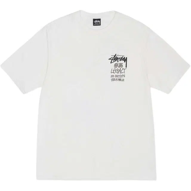 Stussy x OUR LEGACY SS25 WORK SHOP SURFMAN TEE PIGMENT DYED T