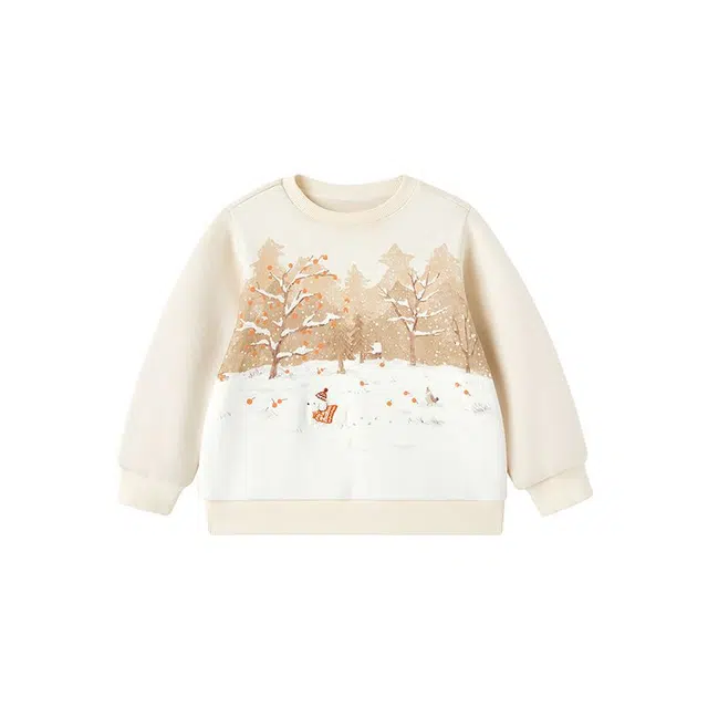 英氏卫衣 保暖套头百搭长袖 婴幼童