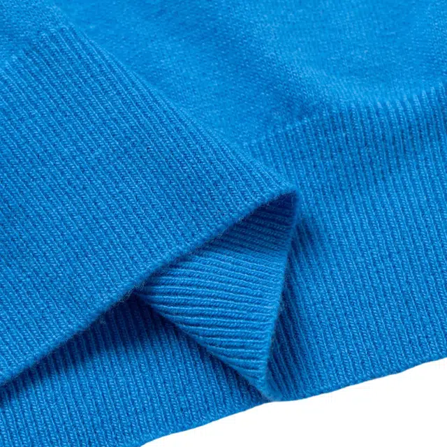 GUCCI x adidas SS23 Blue V-Neck Wool Sweater