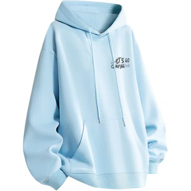 王者荣耀 美式涂鸦字母长袖落肩款宽松舒适学生党青少年休闲百搭时尚连帽卫衣 梦奇款 男女同款