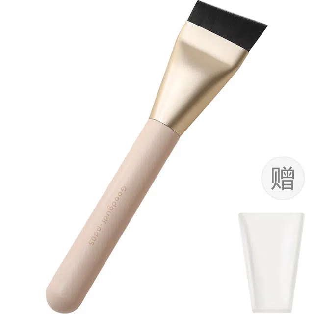 古迪  刀锋粉底刷子 一字扁头不吃粉化妆师专用粉底液化妆刷加调色板
