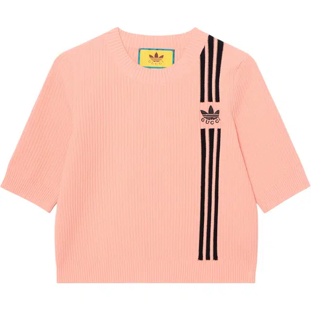 GUCCI x adidas FW22 Knit Sweater Pink