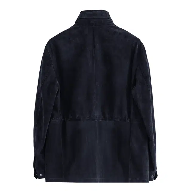 丹宁哲学 灯芯绒纹理新西兰绵羊皮男士立领直筒型皮衣 男款