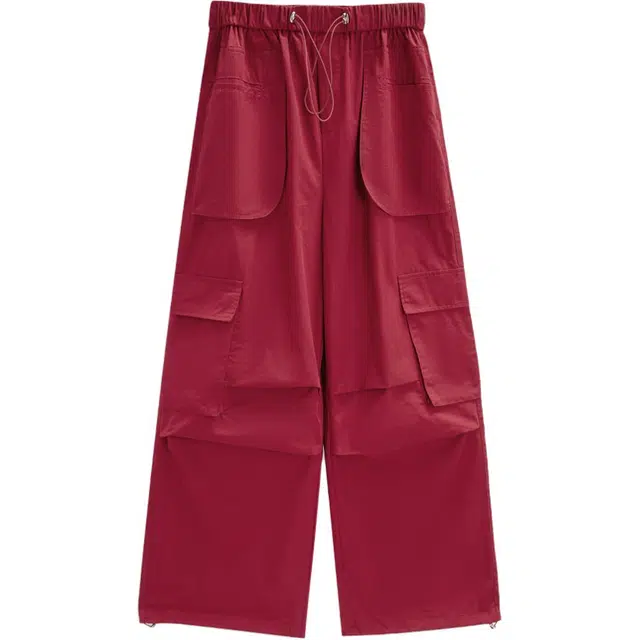 爱依服 夏季美式街头嘻哈风通勤长裤休闲裤 女款