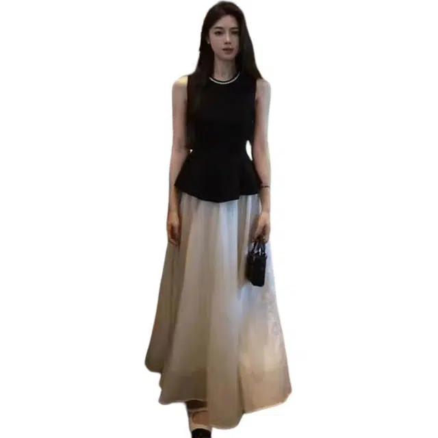 黛尔佳人 通勤简约时尚百搭裙装套装 女款