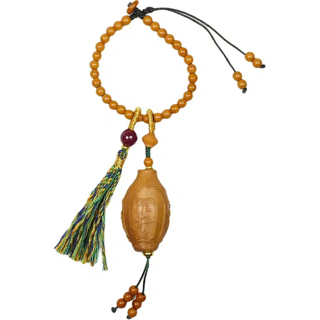 蓝品 四季平安梅兰竹菊 橄榄核 单珠 男女同款情侣款