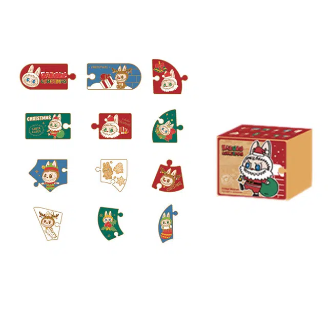 POP MART LABUBU Christmas Fridge Magnet Blind Box