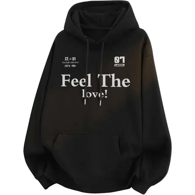 王者荣耀 美式创意字母长袖连帽落肩款休闲百搭潮牌青少年高级感宽松舒适卫衣 鲁班七号款 男女同款