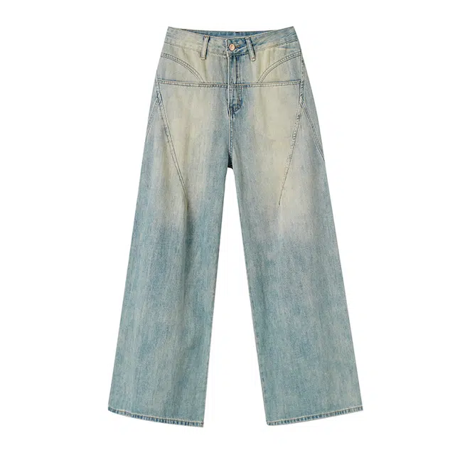 玫丝朵 通勤简约时尚休闲舒适牛仔裤 女款