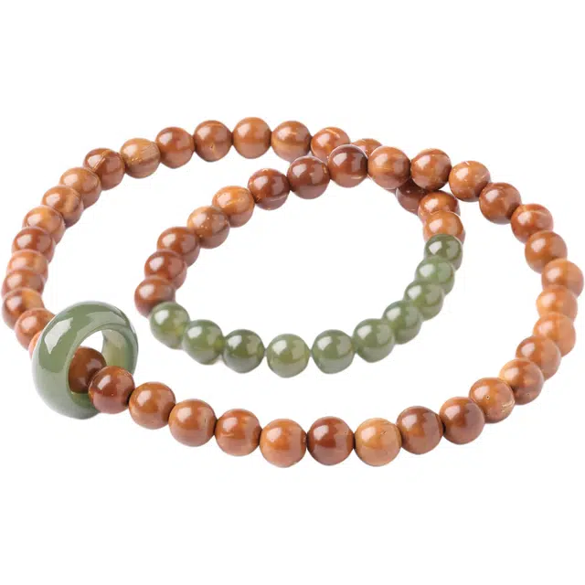 三檀小舍 前程似锦 学业顺利 守护转运 时来运转好运八方来财小众高级寓意好双圈叠戴 #好运 库克 手串 女款