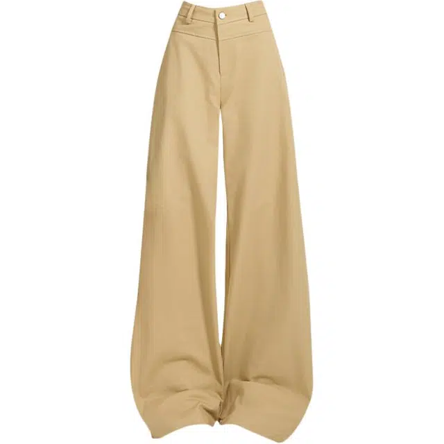 拾籍 极简风复古显瘦阔腿裤夏季时尚百搭垂感宽松休闲裤 女款