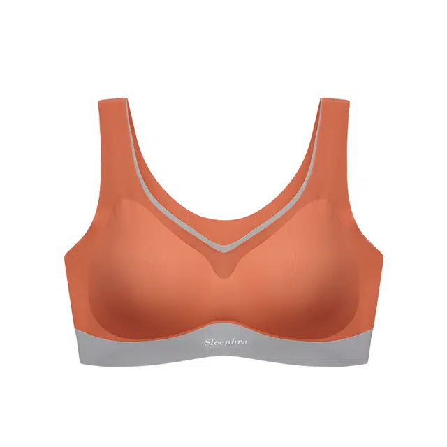 艾诗塔 无痕无钢圈美背小胸聚拢收副乳防下垂运动文胸胸罩夏季薄款内衣 女款