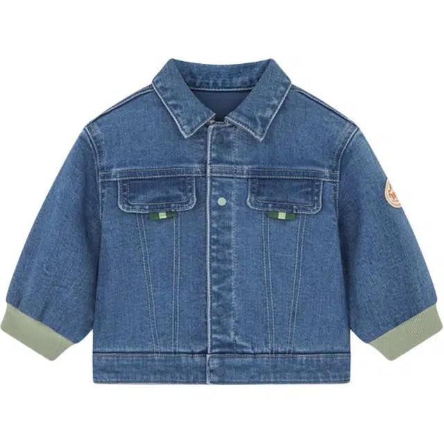 英氏夹克 牛仔柔软简约亲肤 婴幼童