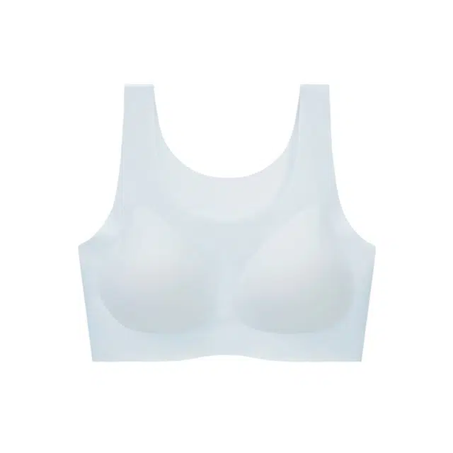 艾诗塔 隐形无痕聚拢背心内衣 夏季薄款大胸显小美背文胸罩 女款