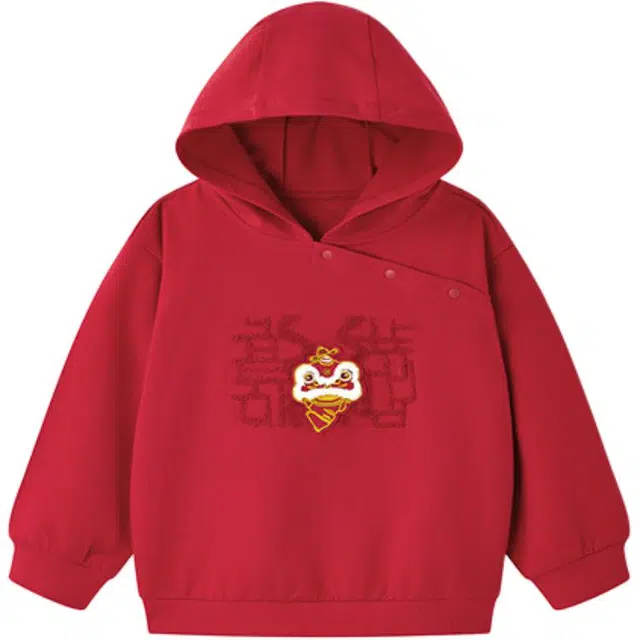 英氏卫衣 百搭连帽套头舒适 婴幼童