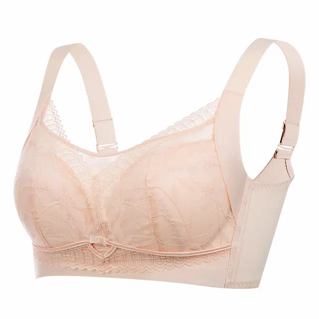 草本初色 大胸显小聚拢防下垂收副乳内衣女高弹性感调整上托无痕文胸 女款