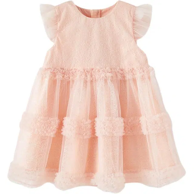 英氏连衣裙 舒适圆领柔软短袖 婴幼童