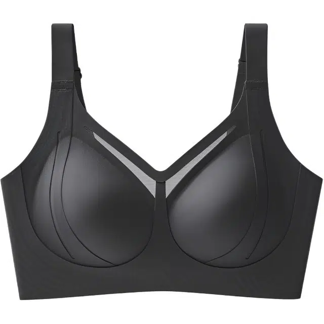 草本初色 无痕内衣女夏季薄款大胸显小防下垂收副乳大码聚拢承托文胸 女款