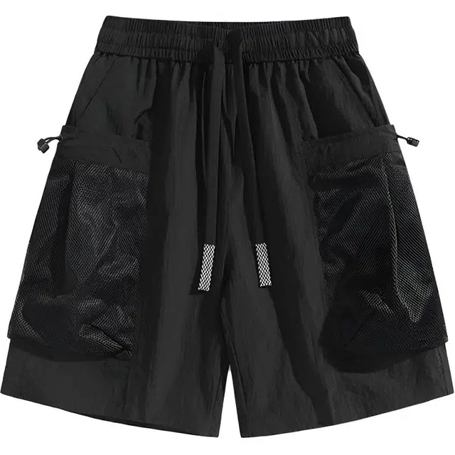 左岸 夏季美式户外风纯色百搭休闲时尚日常通勤活动登山透气吸汗舒适冰爽帅气潮牌工装短裤 男款