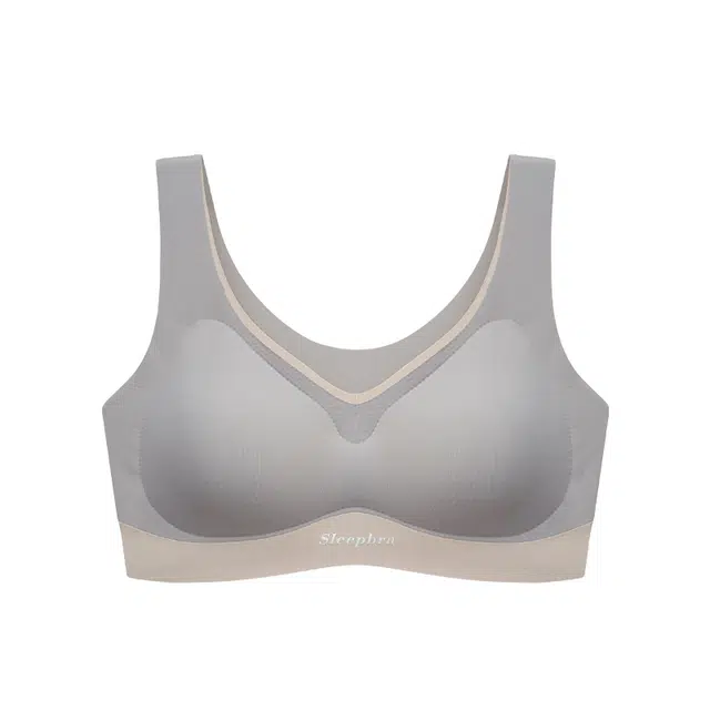 艾诗塔 无痕无钢圈美背小胸聚拢收副乳防下垂运动文胸胸罩夏季薄款内衣 女款