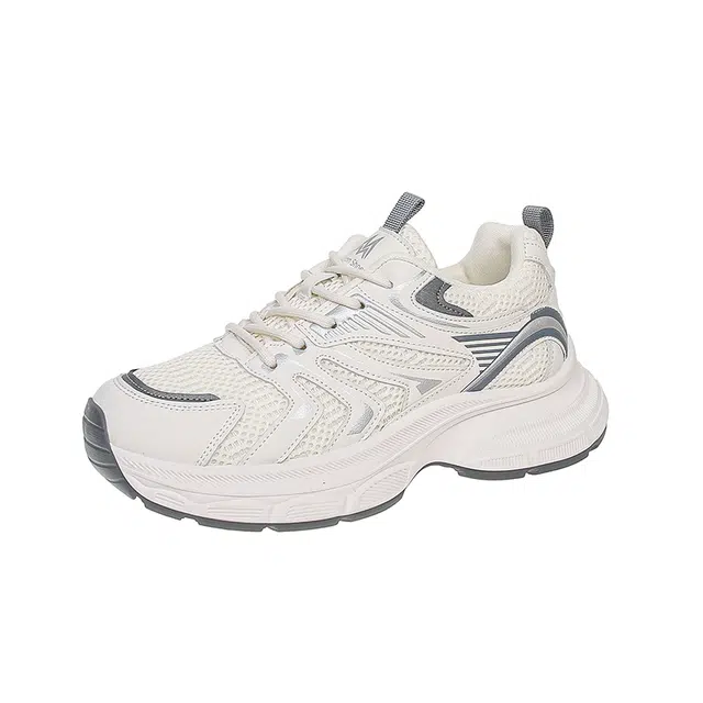 运动舒适简约百搭的秋季厚底女运动鞋 低帮 老爹鞋 女款