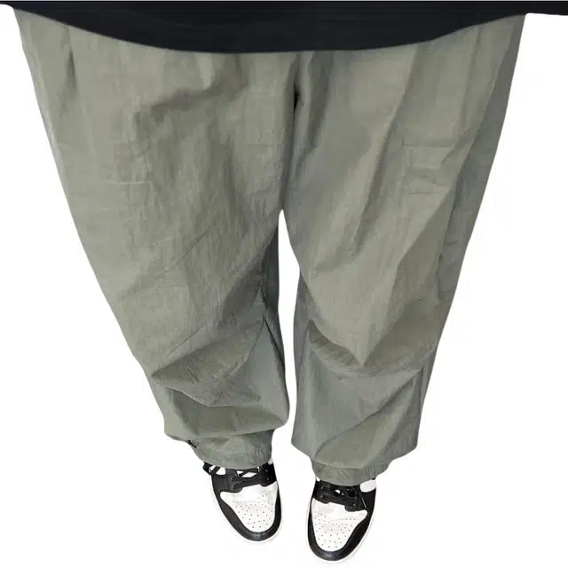 冈哉 日常户外出游防风登山山本裤阔腿长裤潮牌百搭宽松系带松紧腰垂感通勤休闲裤 男女同款