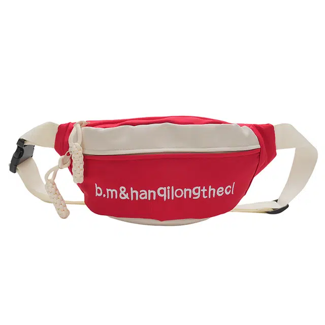 帕克熊 跑步日常通勤轻便收纳手机小物件简约时尚休闲骑行 尼龙 斜挎腰包 男女同款情侣款 多色