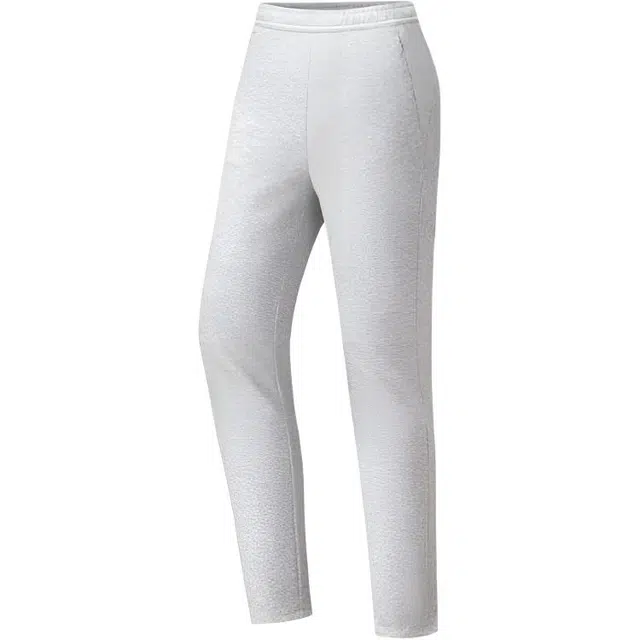 超级安踏 健身系列 休闲简约纯色百搭舒适系带针织运动裤 女款