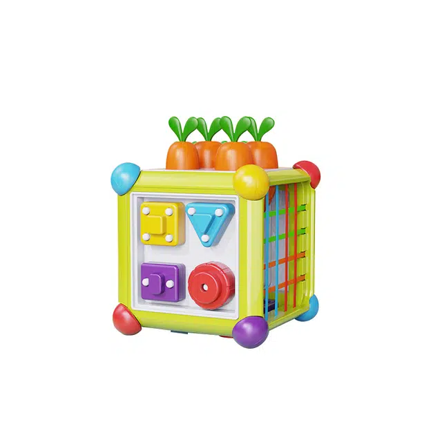 蓓臣 多功能六面体塞塞乐 拔萝卜 早教益智玩具