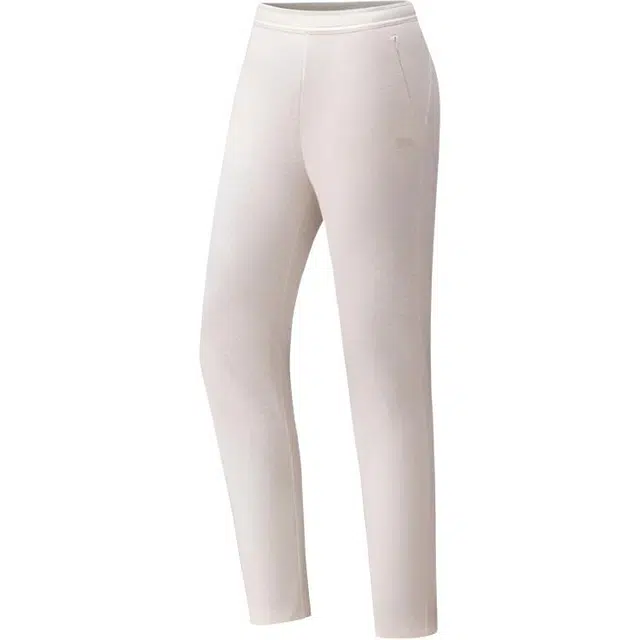 超级安踏 健身系列 休闲简约纯色舒适百搭系带针织运动裤 女款