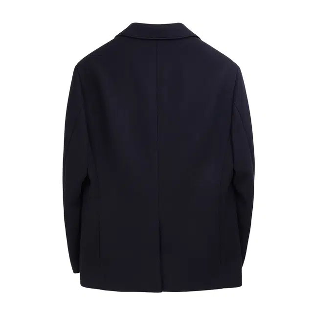 丹宁哲学 舒适弹力斜纹长袖平驳领标准便服单西西装 男款