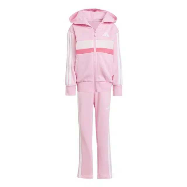 adidas ESSENTIALS Seasonal Tiberio Fleece Track Suit Kids 3-Stripes 2