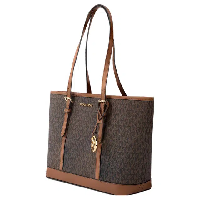 MICHAEL KORS MK Jet Set Travel Logo Tote