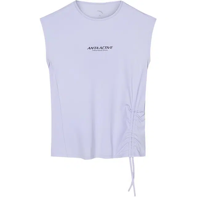 超级安踏  休闲简约圆领套头字母舒适纯色百搭速干  运动背心  女款