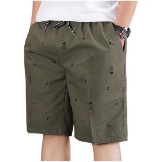 左岸 夏季美式高街风百搭时尚日常通勤户外活动宽松舒适透气吸汗冰丝潮牌休闲短裤 男款