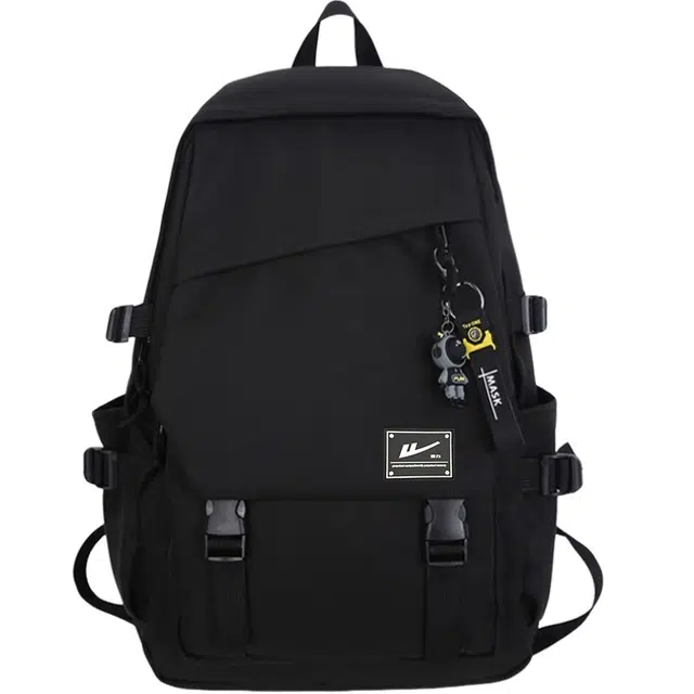 Warrior Nylon Backpack Black