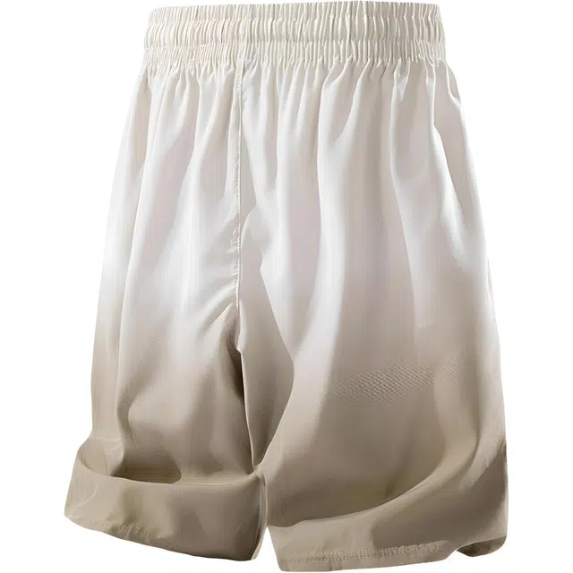 稻草人 男生夏季美式渐变男装运动冰感薄款大码宽松篮球健身五分裤休闲短裤 男女同款