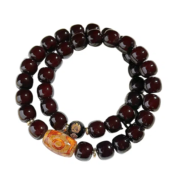 子婳 十二生肖招财转运佛珠盘玩文化时尚潮流 菩提根 手串 男女同款情侣款