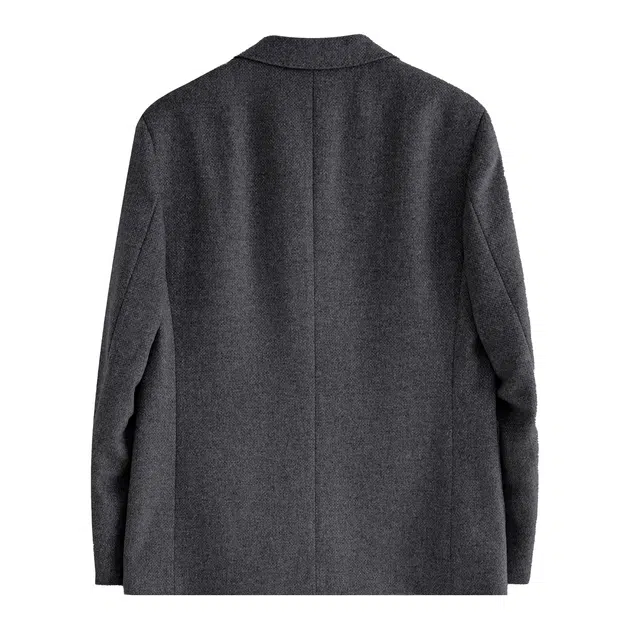 丹宁哲学 高端轻奢羊毛长袖平驳领标准西装 男款