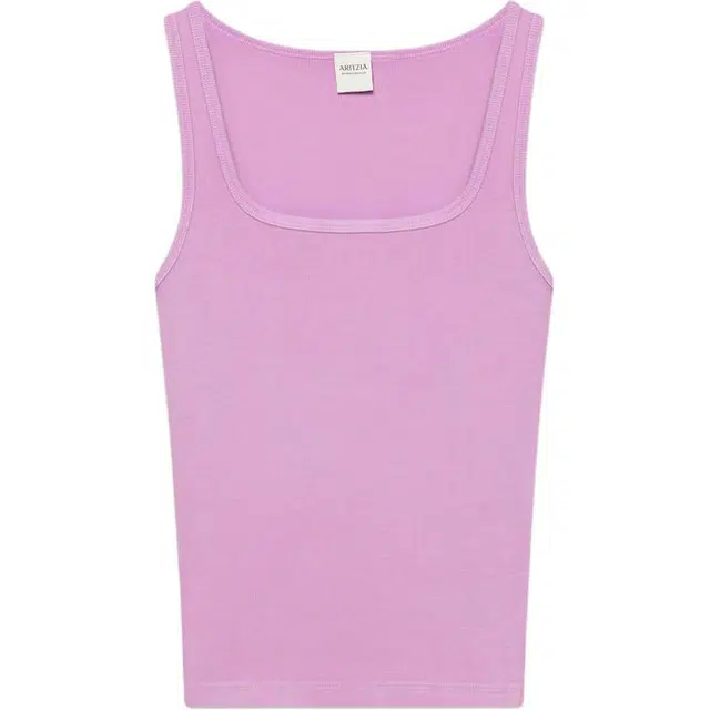 ARITZIA SS25 HomeStretch Rib Squareneck Tank