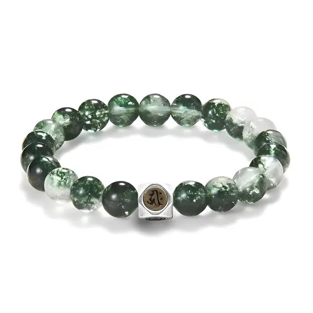 【八大守护神】 眰恦 十二生肖系列 鬼佬财神 小众设计 轻奢感手饰 旺事业旺财运#好运 绿幽灵 手串 男女同款情侣款