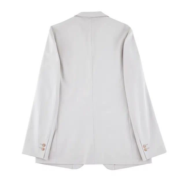 丹宁哲学 科技抗皱吸湿速干舒适弹力纯色长袖平驳领标准便服单西西装 男款