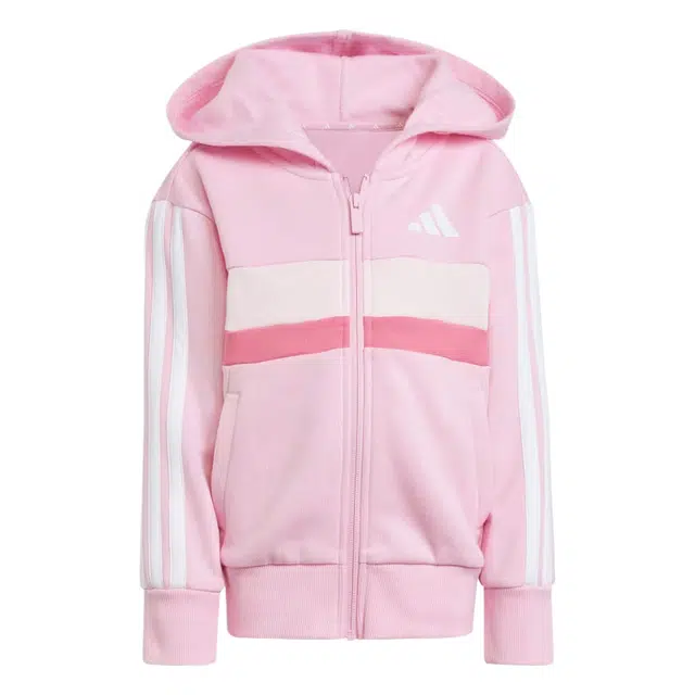 adidas ESSENTIALS Seasonal Tiberio Fleece Track Suit Kids 3-Stripes 2