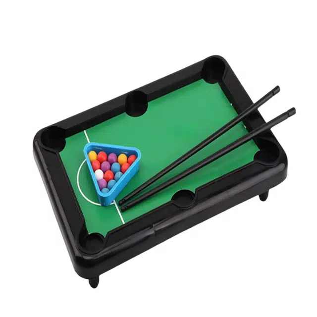 蒙小仔 便携式迷你台球桌亲子互动桌球 玩具