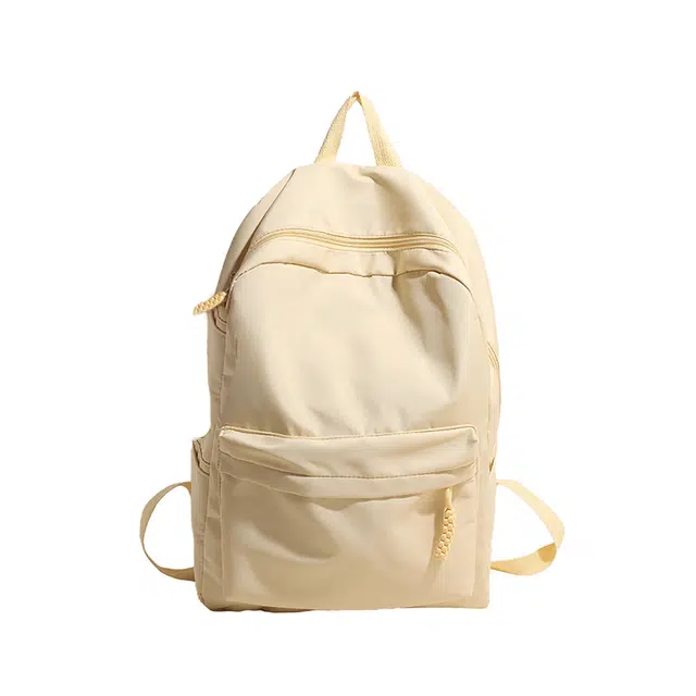 帕克熊 小清新大容量轻便日常简约 尼龙 双肩包 常规 男女同款情侣款 多色